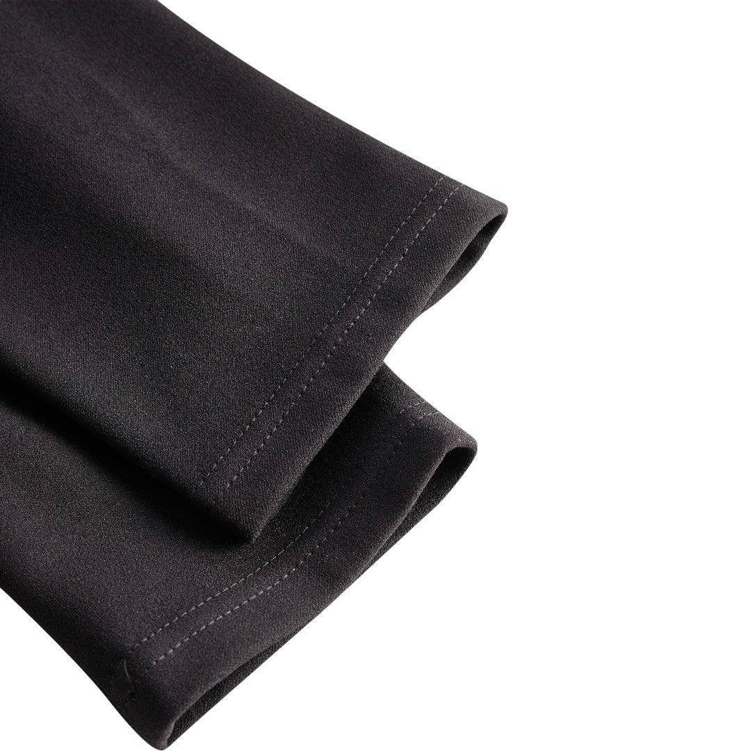Marina | Vestido negro refinado con cinturón de regalo