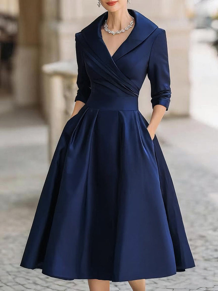 Noelia | Vestido Midi en Satén