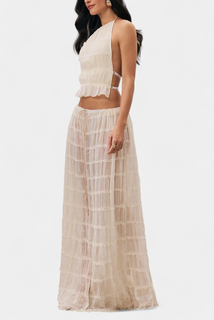 Eugenie | Conjunto Top Plisado