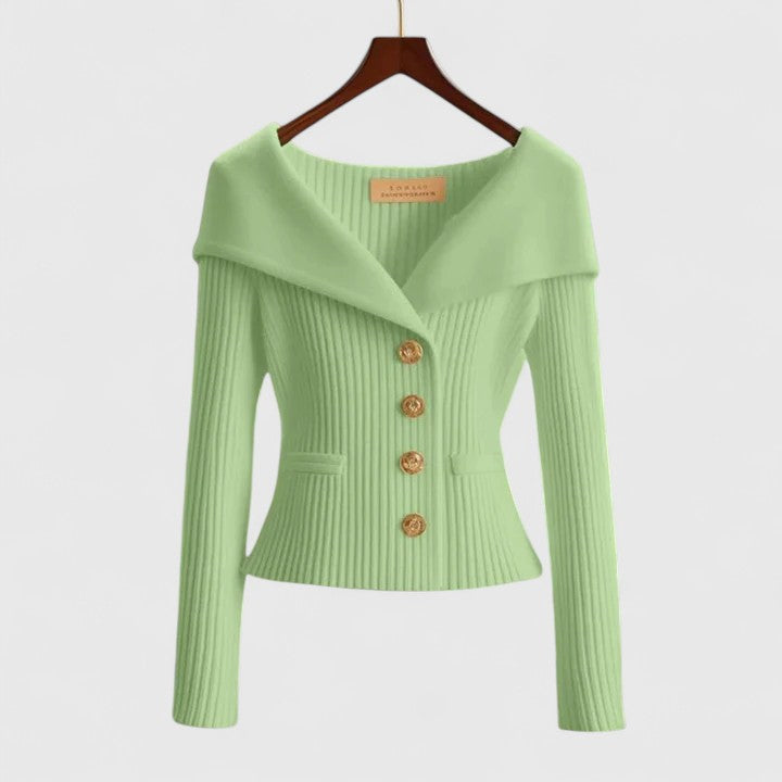 Clarisa | Elegante chaqueta de punto para apariciones con estilo