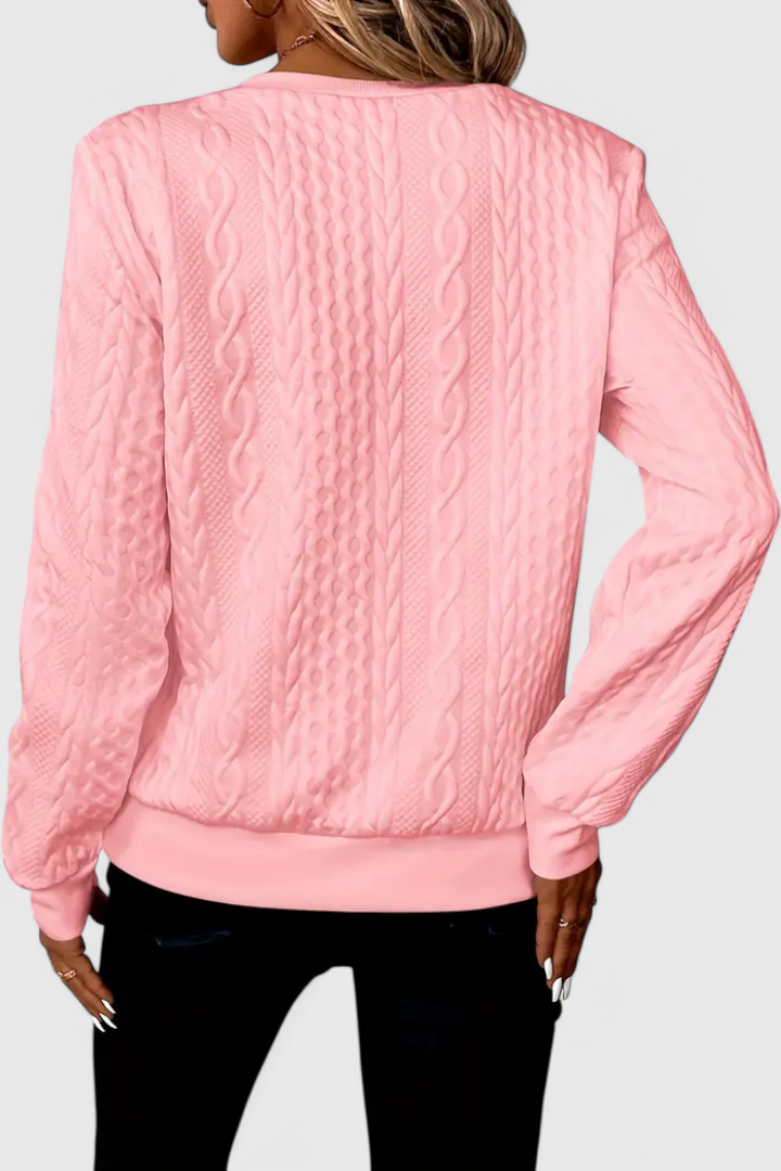 Zoey | Jersey de Punto con Cremallera Suave