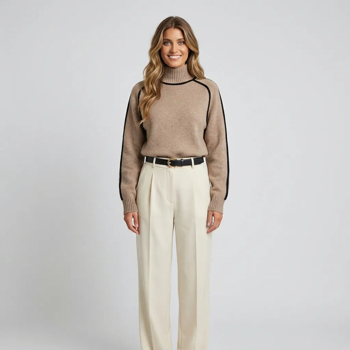 Donna | Elegante suéter de cuello alto