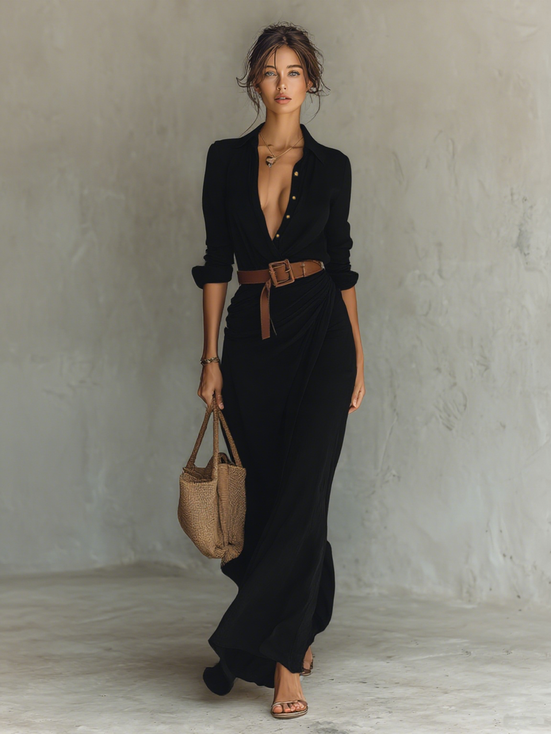 Sofia | Maxi vestido con cinturón