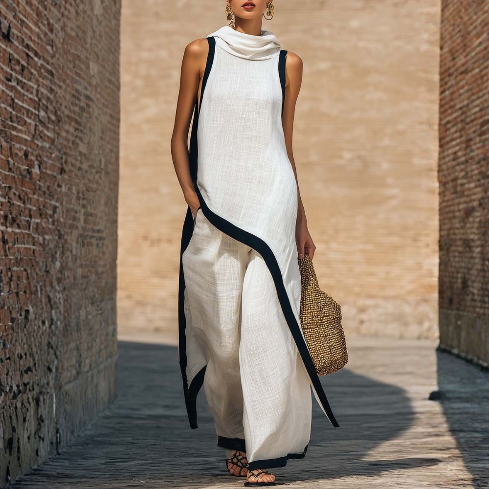 LEONORA | Conjunto elegante de lino