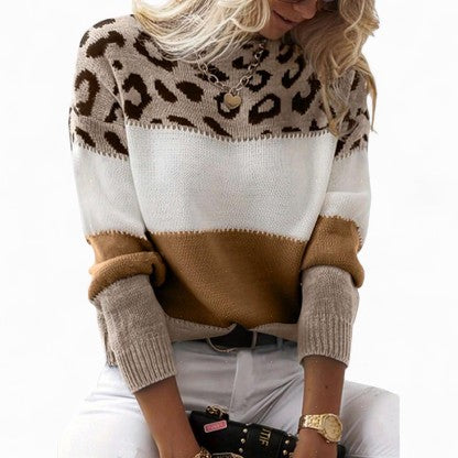 Tasmin | Elegante Suéter de Leopardo