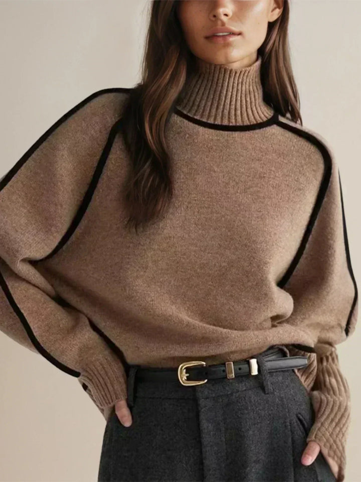 Donna | Elegante suéter de cuello alto