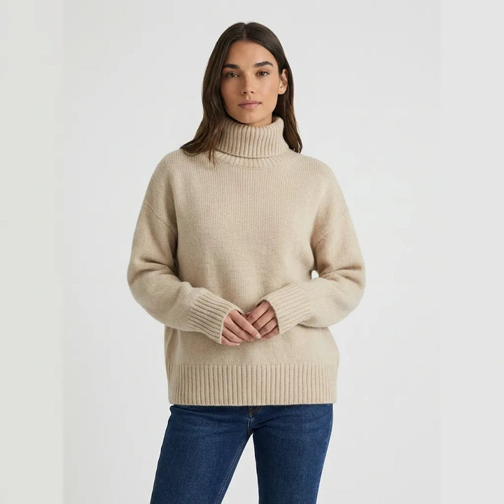 Amaya | Suéter de cuello alto lujoso