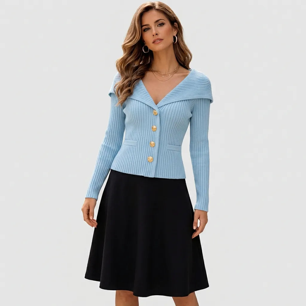 Clarisa | Elegante chaqueta de punto para apariciones con estilo