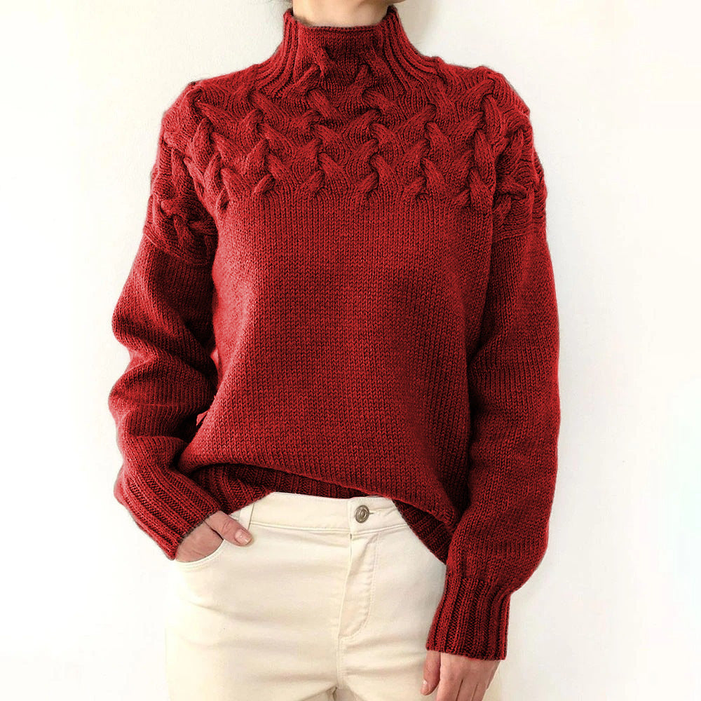 Elena | Suéter de Cuello Alto Cálido